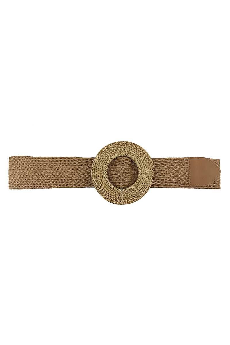 Modern Straw Round Belt