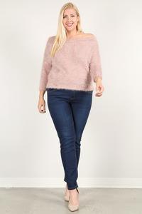 Textured Long Sleeve Top