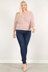 Textured Long Sleeve Top