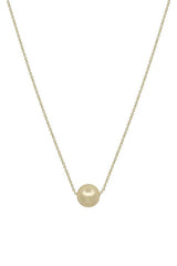 Metal Chain Pearl Pendant Necklace