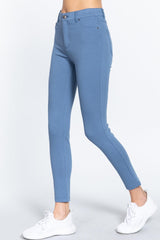 5-pockets Shape Skinny Ponte Mid-rise Pants