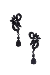 Flower Rhinestone Dangle Earring