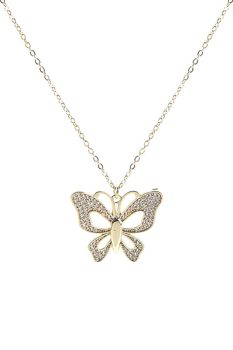 Hollow Butterfly Necklace