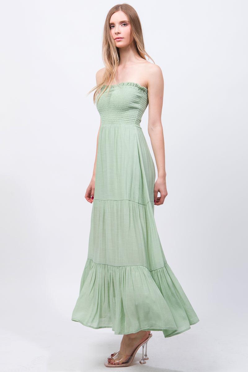 Strapless Maxi Dress