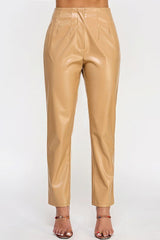 Faux Leather Pants